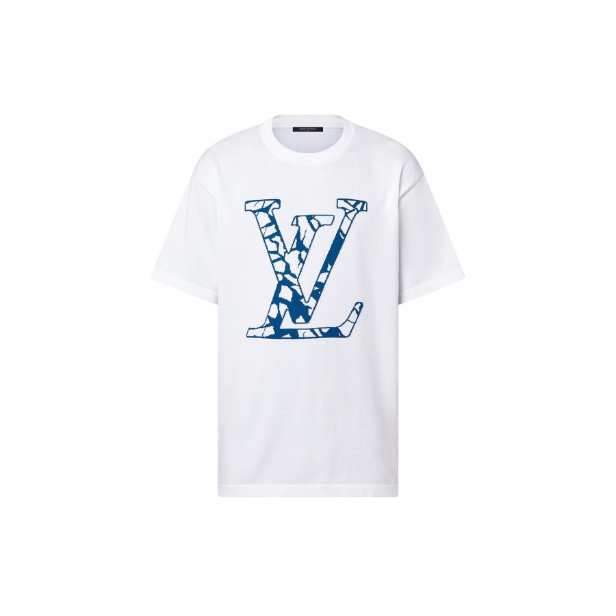 Men Louis Vuitton Knitwear And Sweatshirts | Short-Sleeved Cotton Crewneck