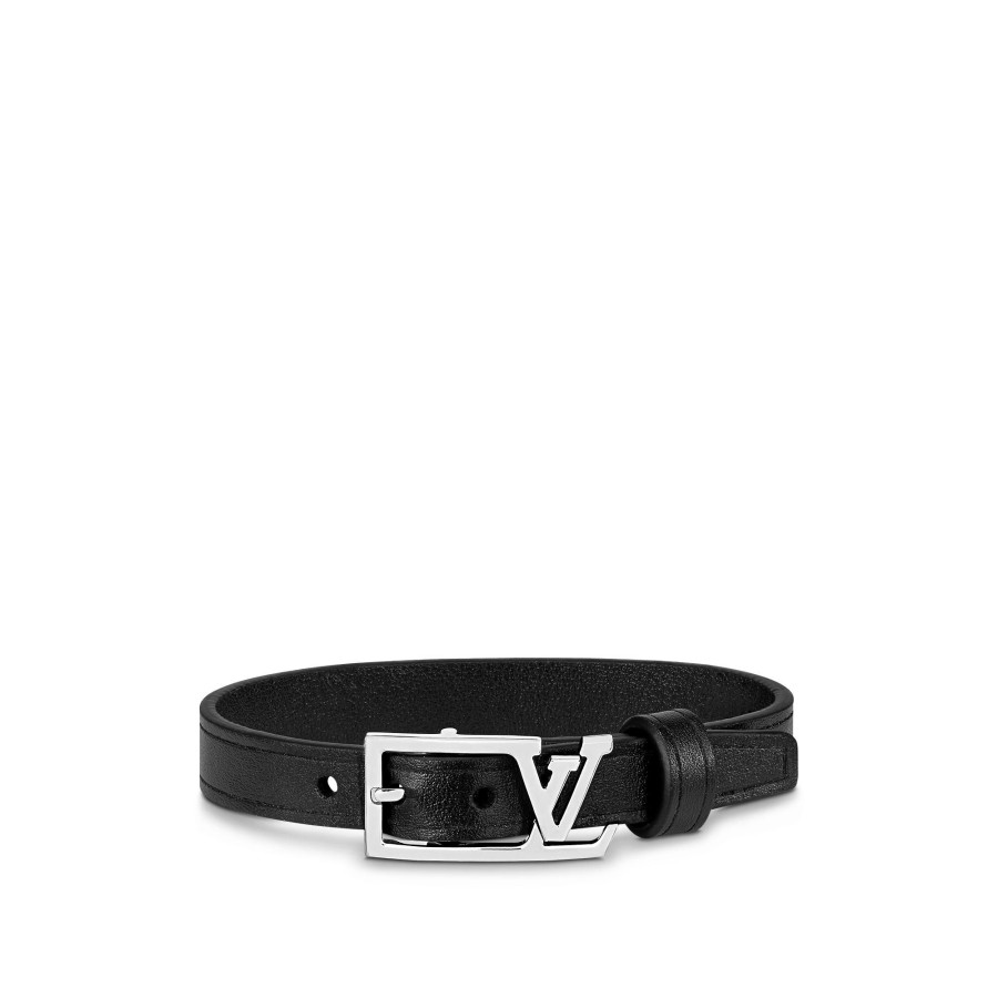 Men Louis Vuitton Bracelets | Lv Skyline Leather Bracelet