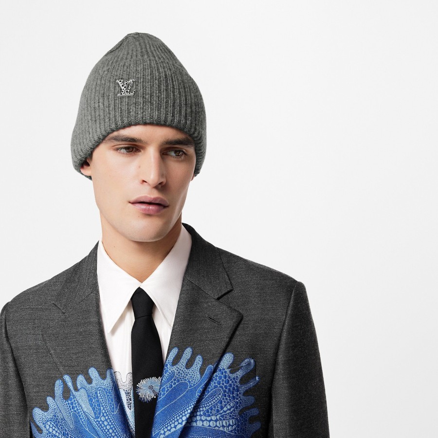 Men Louis Vuitton Hats And Gloves | Lv X Yk Infinity Dots Beanie