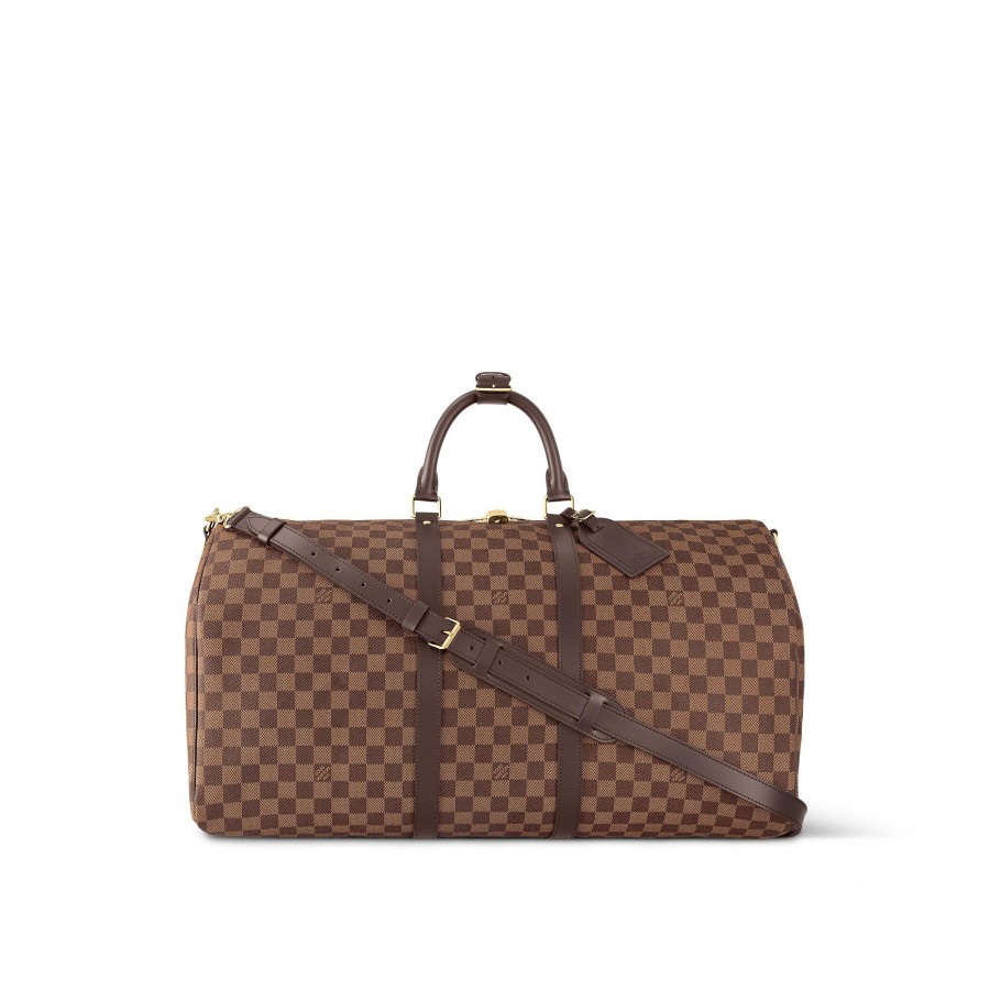 Women Louis Vuitton Travel Bags | Keepall Bandouliere 55