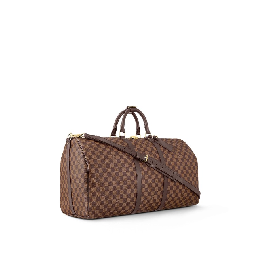 Women Louis Vuitton Travel Bags | Keepall Bandouliere 55