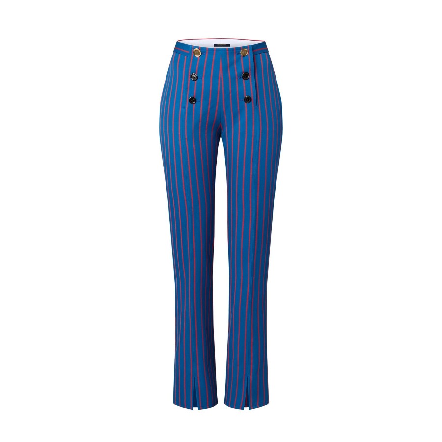 Women Louis Vuitton Pants | Tailored Pinstripe Sailor Pants