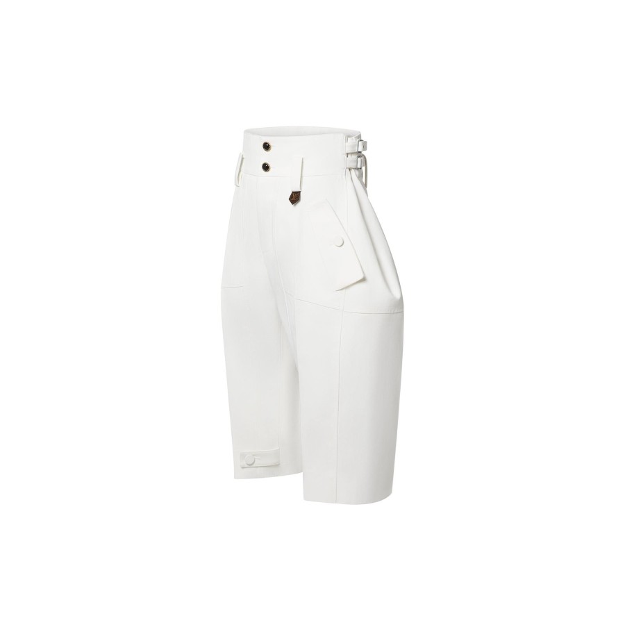 Women Louis Vuitton Skirts And Shorts | Tailored Bermuda Shorts White