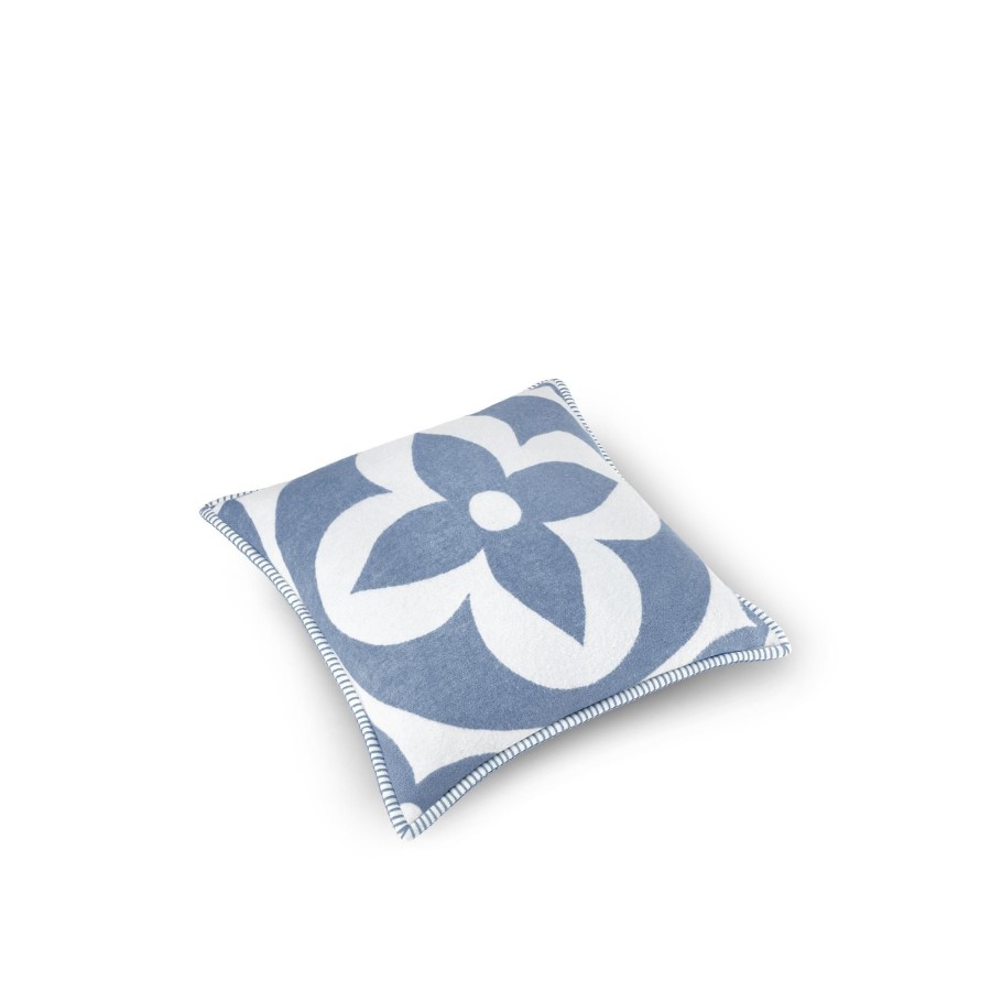 Women Louis Vuitton Home Textiles | Lv Medallion Cushion Blue