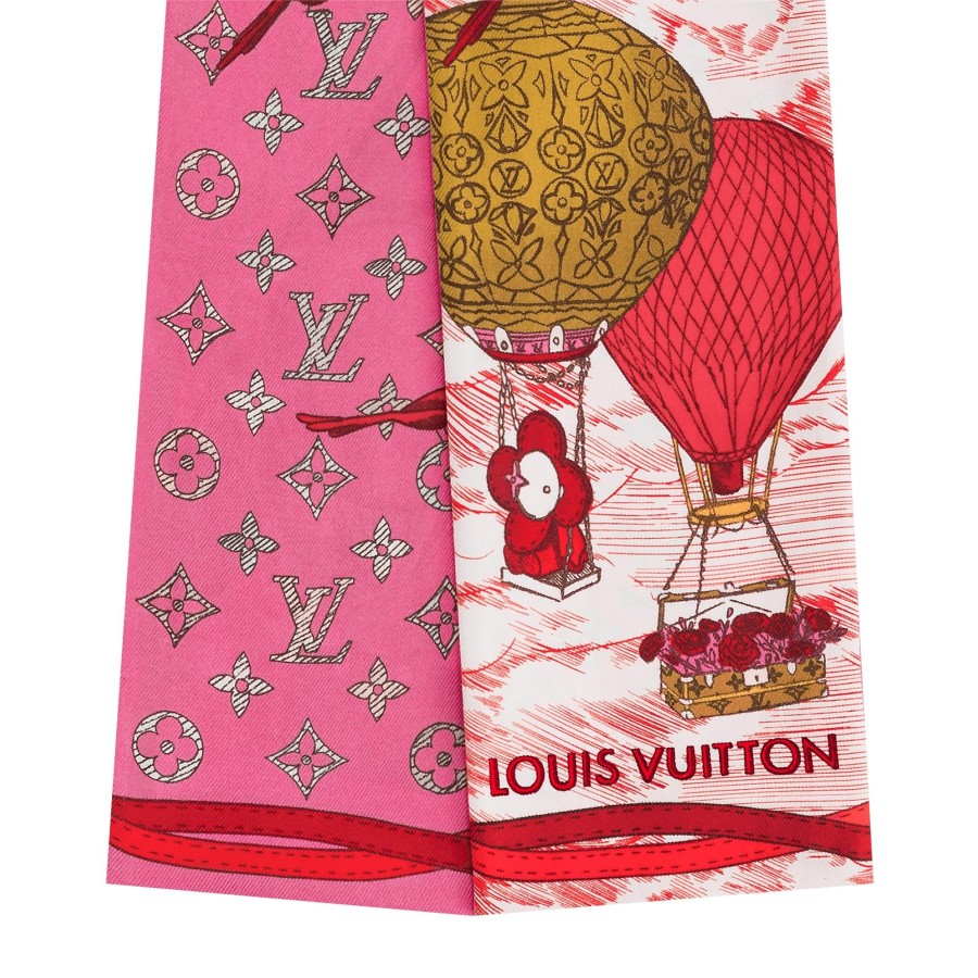 Women Louis Vuitton Silk Squares And Bandeaus | Up And Away Bandeau Poppy