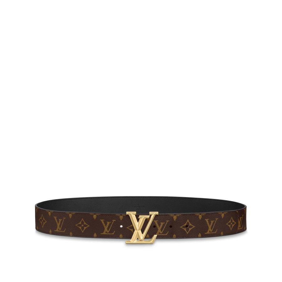 Men Louis Vuitton Belts | Lv Pyramide 40Mm Belt