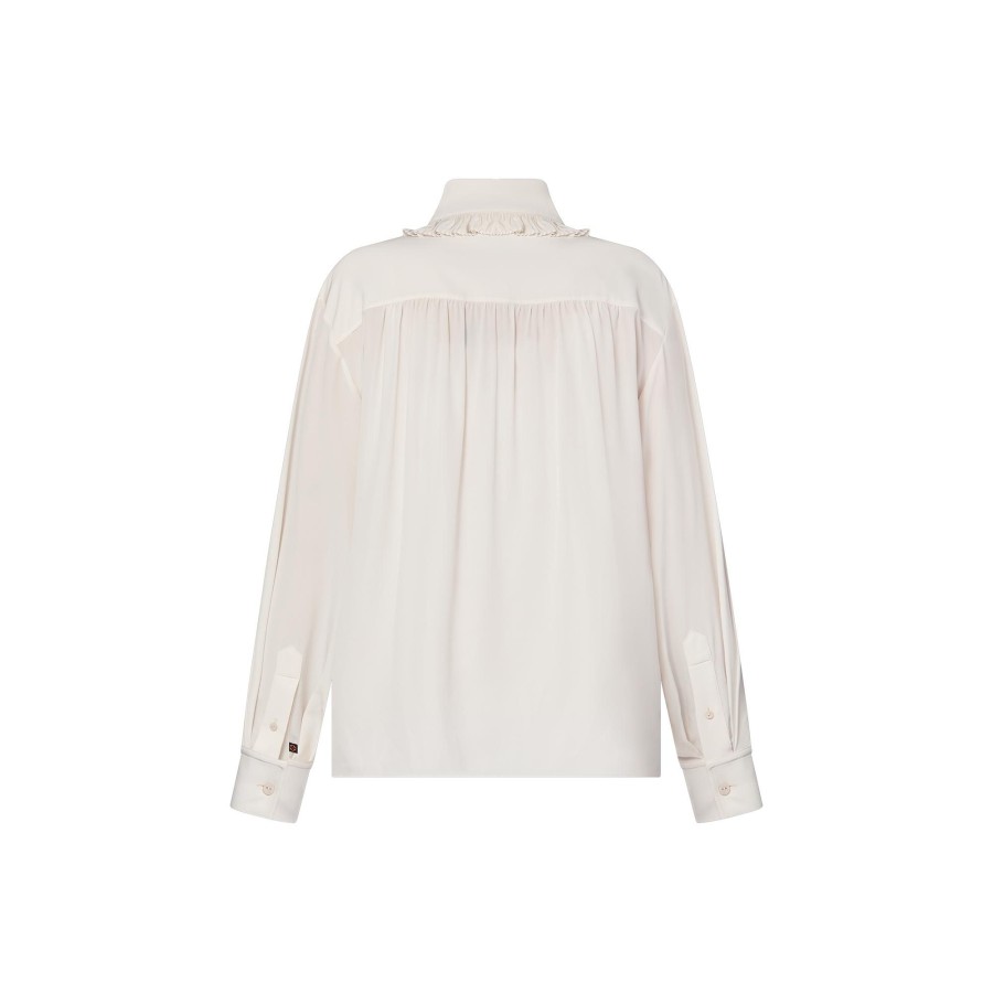 Women Louis Vuitton Tops | Ruffle Collar Shirt