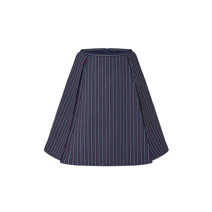 Women Louis Vuitton Skirts And Shorts | 3D Pleat Tricolor Skirt