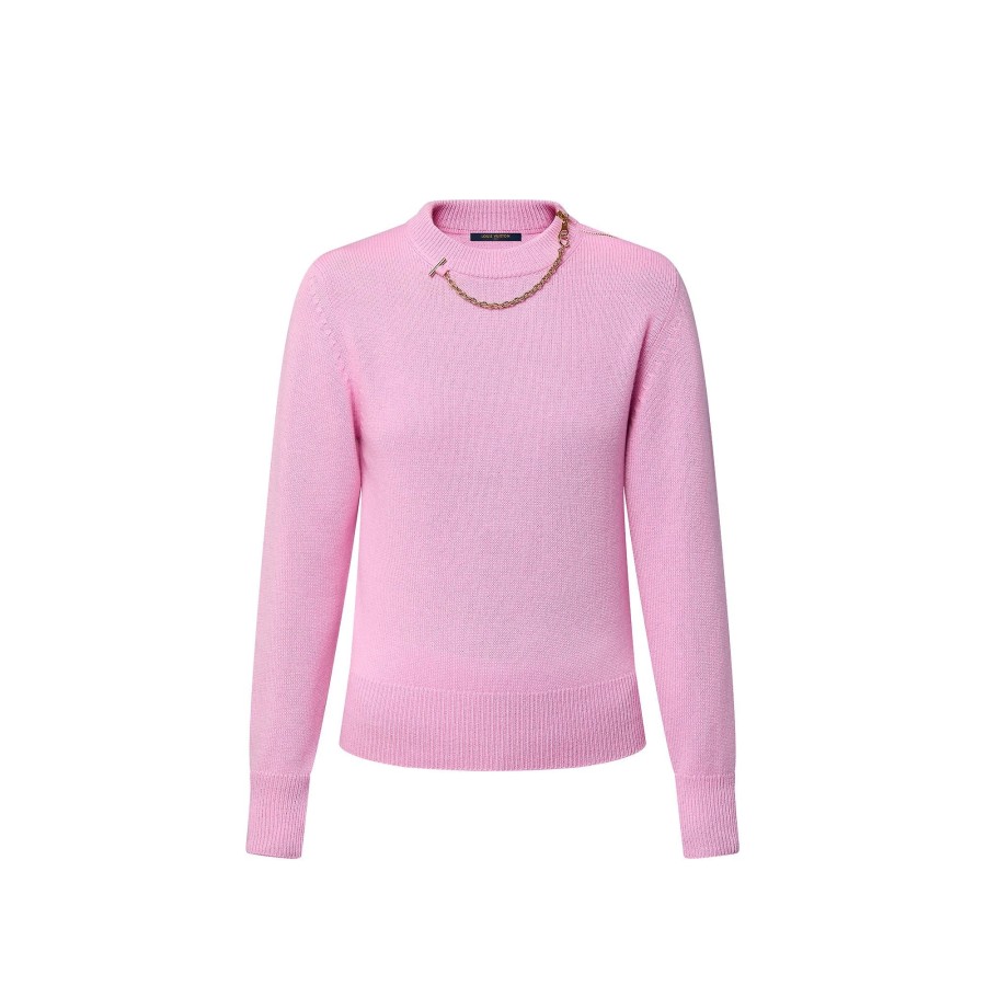 Women Louis Vuitton Knitwear | Chain Detail Cashmere Sweater