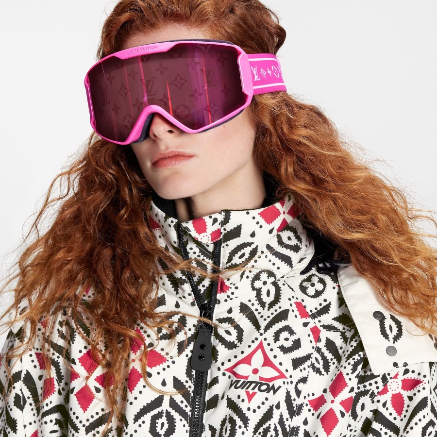 Women Louis Vuitton Sunglasses | Lv Snow Mask Fuchsia