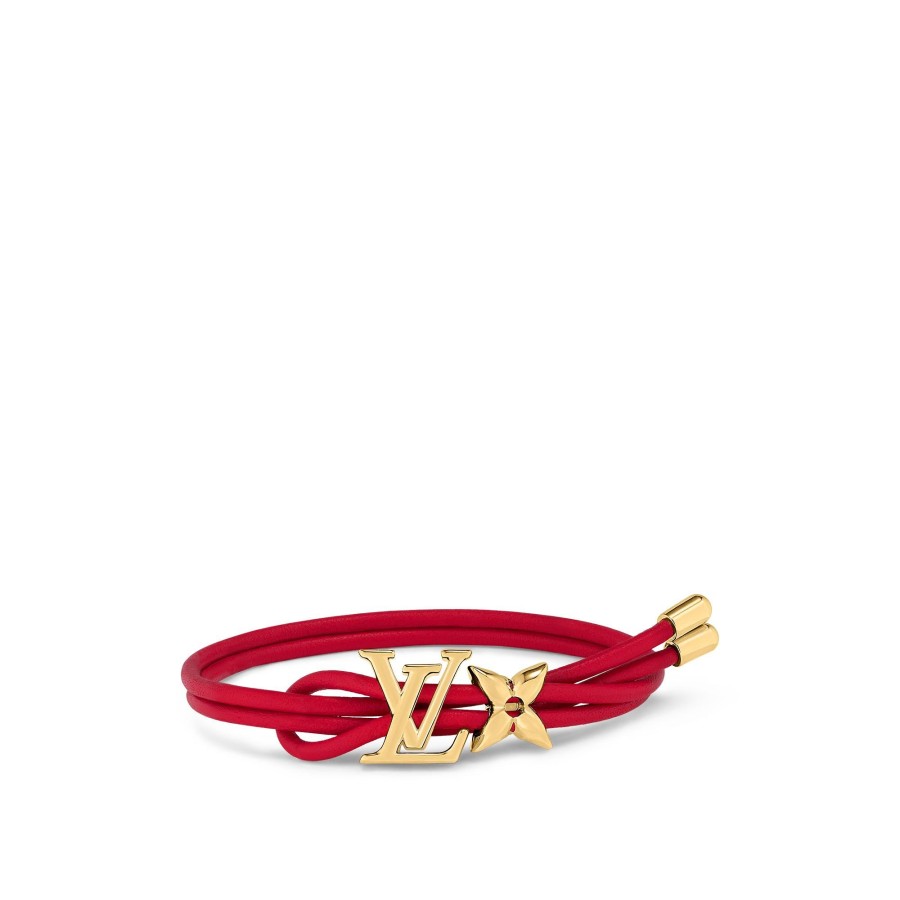 Women Louis Vuitton Bracelets | Lv Bloom Bracelet Red