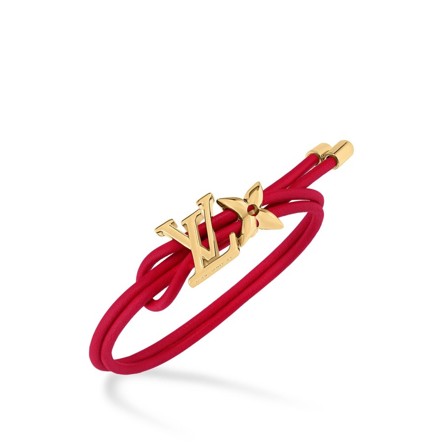 Women Louis Vuitton Bracelets | Lv Bloom Bracelet Red