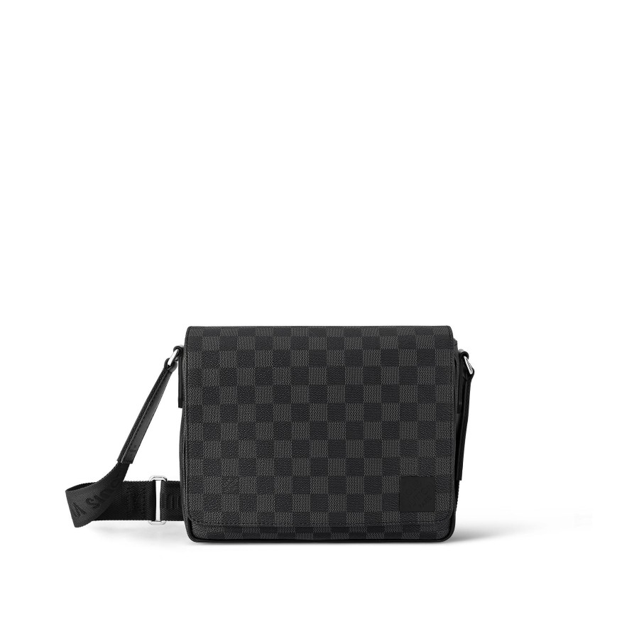 Men Louis Vuitton Damier Signature | District Pm