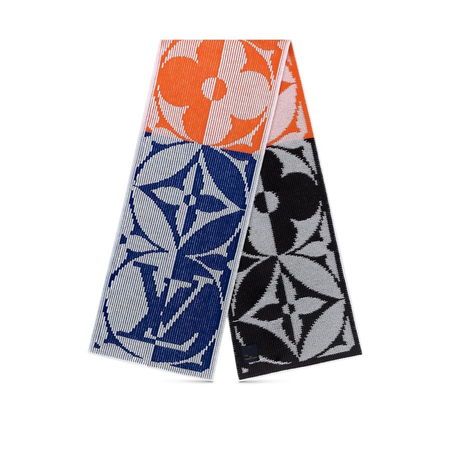 Men Louis Vuitton Scarves | Rib Flower Scarf