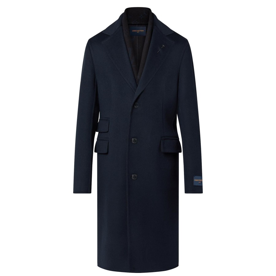 Men Louis Vuitton Coats And Outerwear | Double-Face Wool Coat