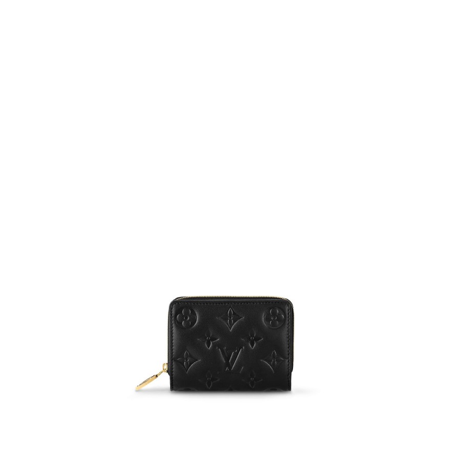 Women Louis Vuitton Compact Wallets | Lou Wallet Black