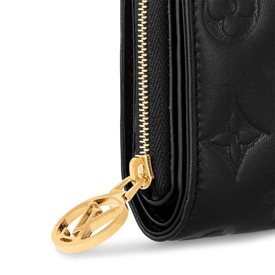 Women Louis Vuitton Compact Wallets | Lou Wallet Black