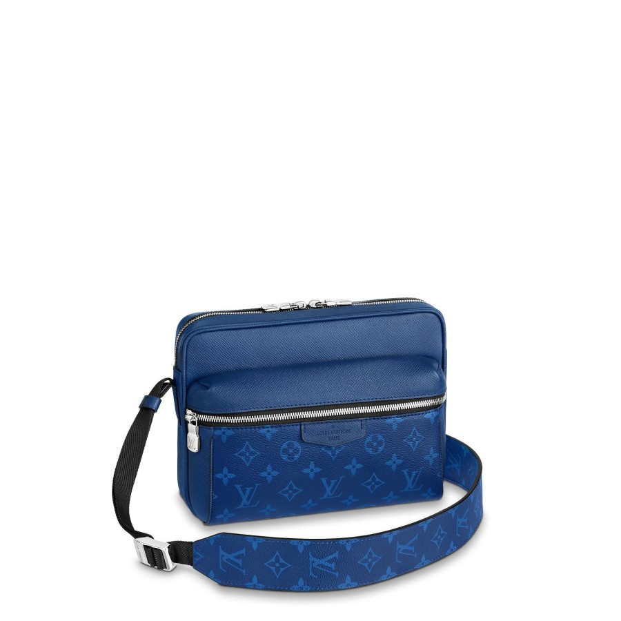 Men Louis Vuitton Crossbody Bags | Outdoor Messenger Cobalt