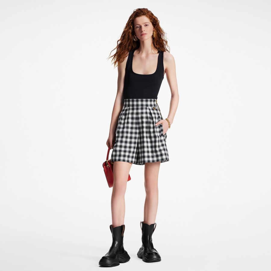 Women Louis Vuitton Skirts And Shorts | Vichy Check Shorts