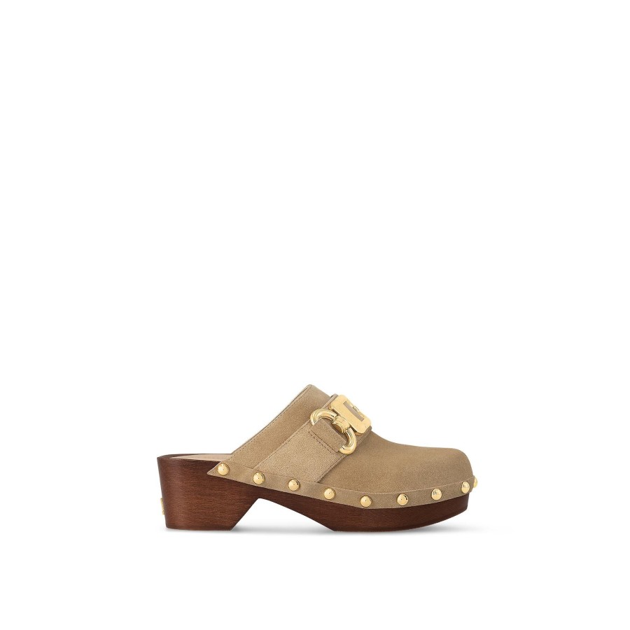 Women Louis Vuitton Mules And Slides | Cottage Flat Clog