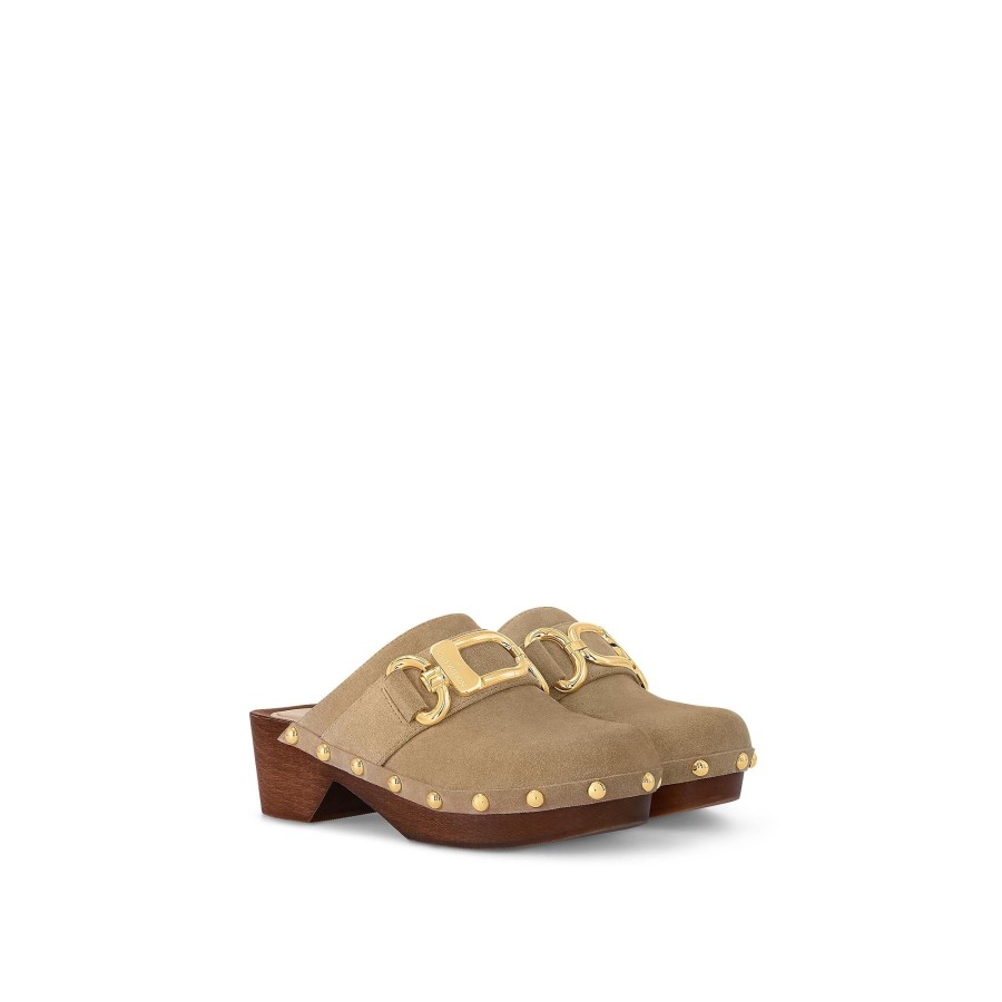 Women Louis Vuitton Mules And Slides | Cottage Flat Clog