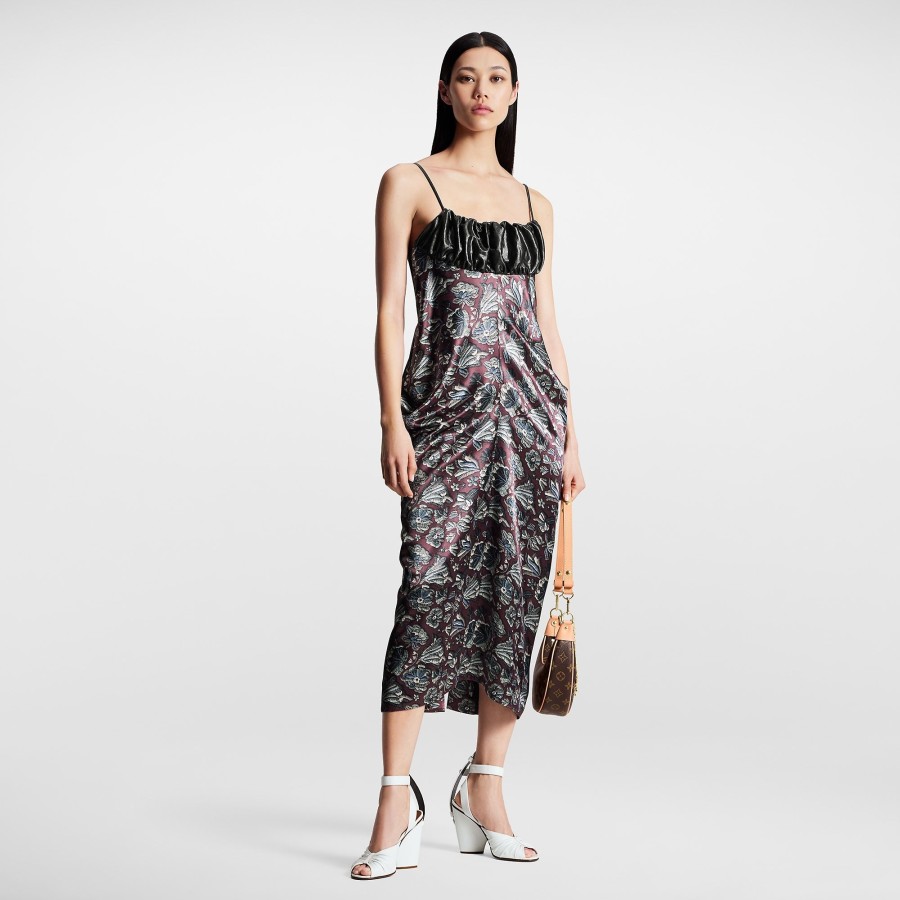 Women Louis Vuitton Dresses | Floral Print Slip Dress