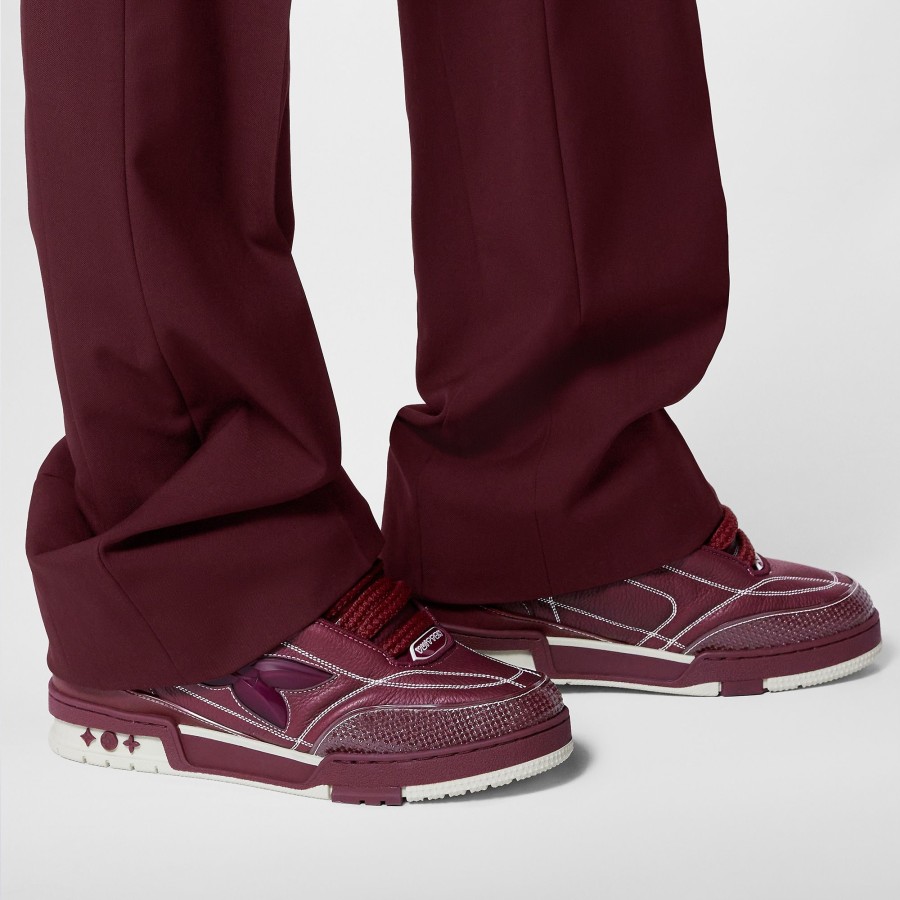 Men Louis Vuitton Sneakers | Lv Skate Sneaker Bordeaux