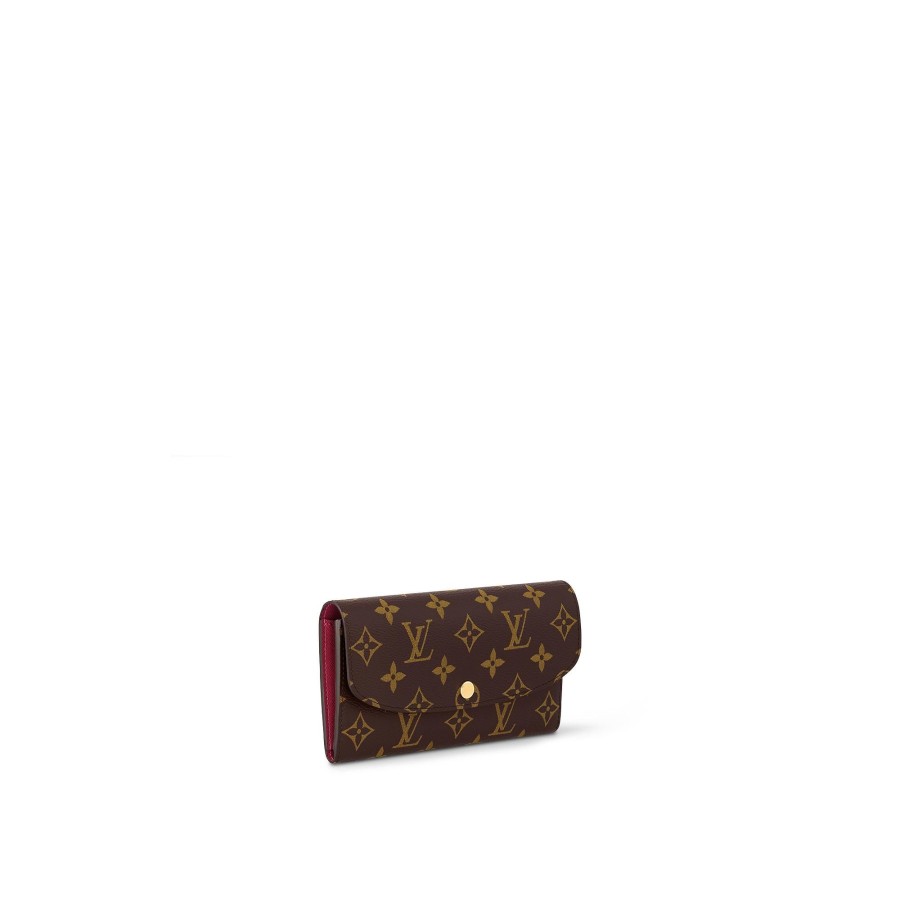 Women Louis Vuitton Long Wallets | Emilie Wallet Fuchsia