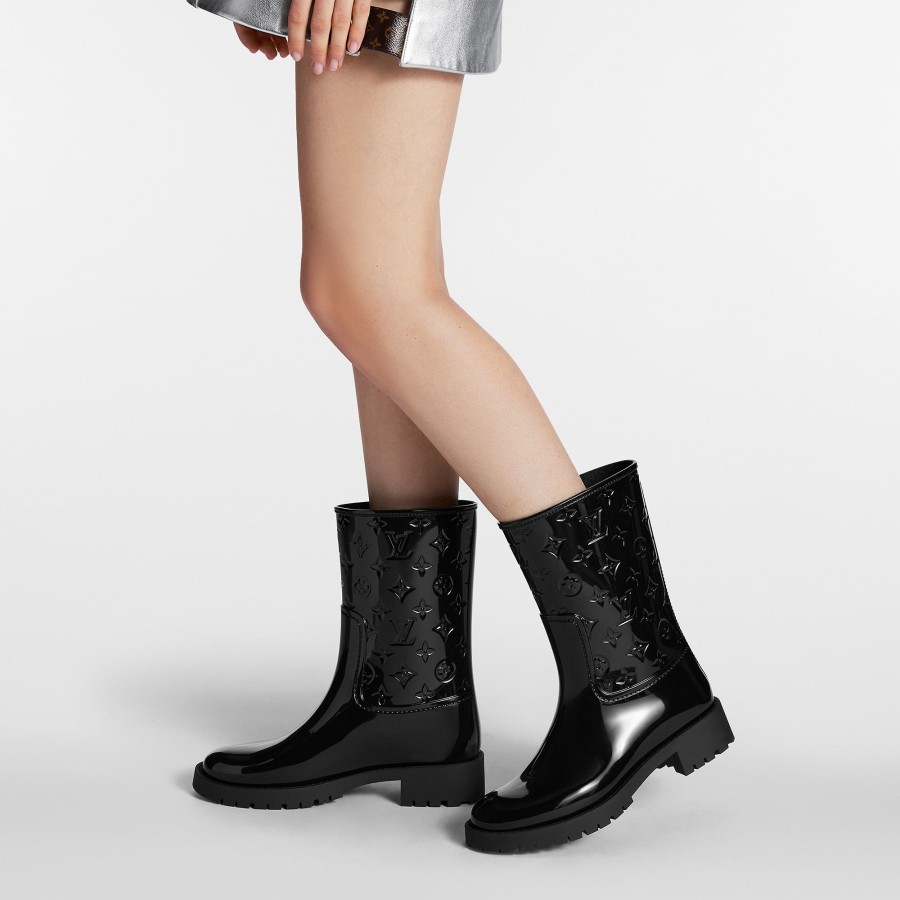 Women Louis Vuitton Boots And Booties | Drops Flat Half Boot