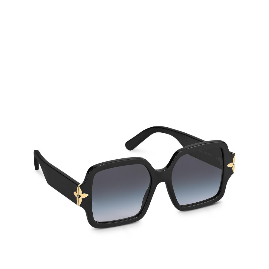 Women Louis Vuitton Sunglasses | Flower Edge Square Sunglasses