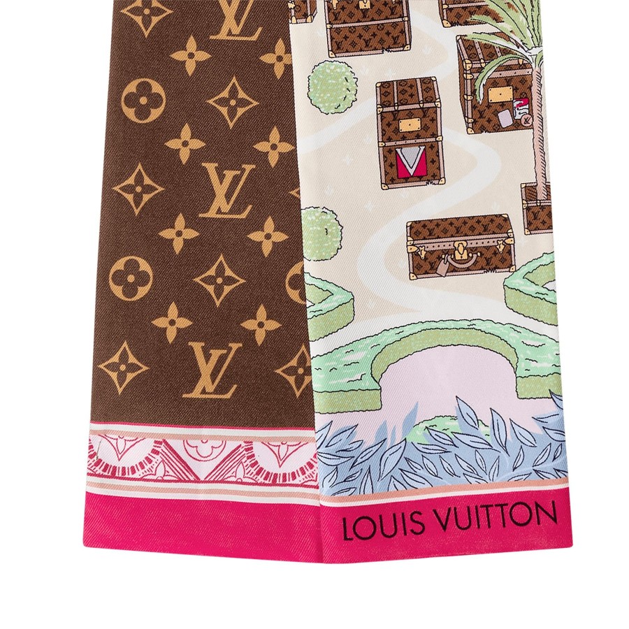 Women Louis Vuitton Silk Squares And Bandeaus | Lv Secret Garden Bandeau