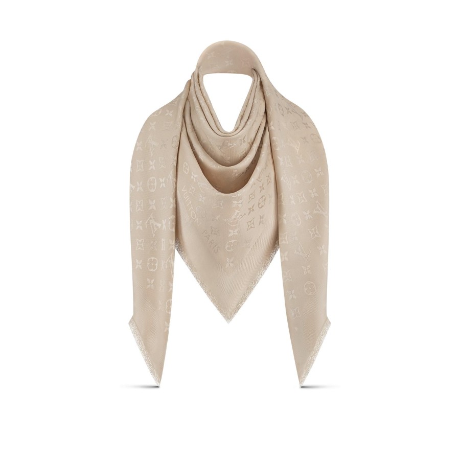 Women Louis Vuitton Shawls And Stoles | Monogram Classic Shawl Ivory