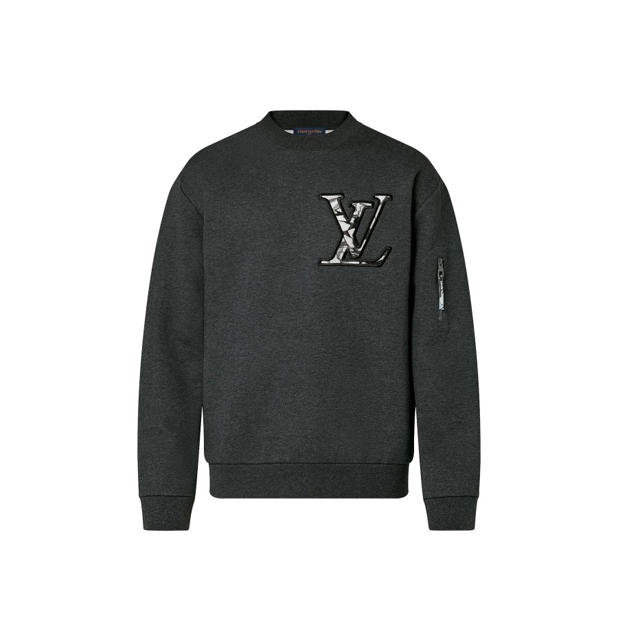 Men Louis Vuitton Knitwear And Sweatshirts | Cotton Crewneck