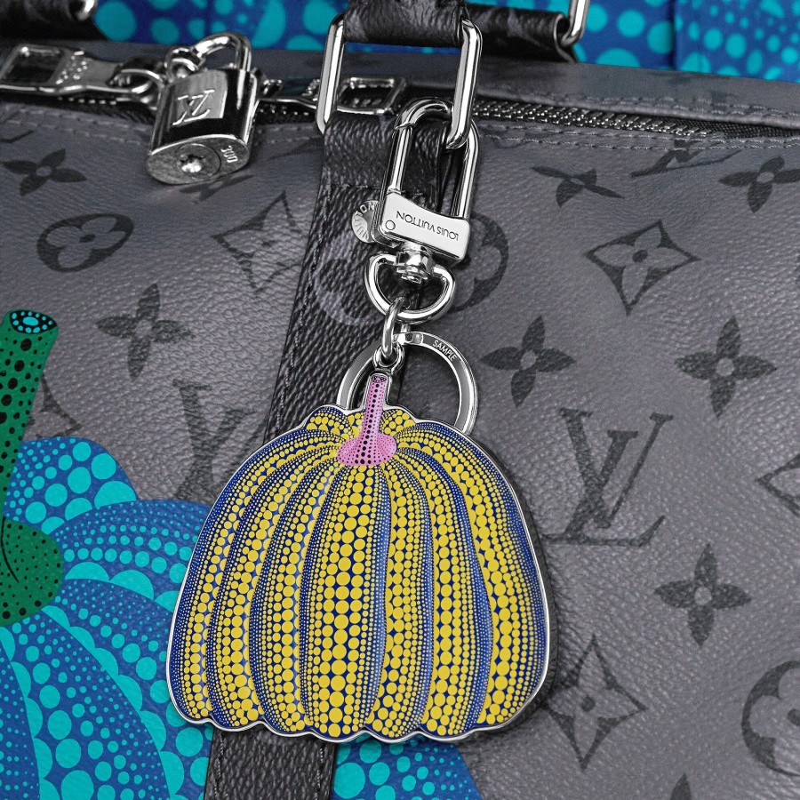 Men Louis Vuitton Key Holders And Bag Charms | Lv X Yk Pumpkin Key Holder & Bag Charm