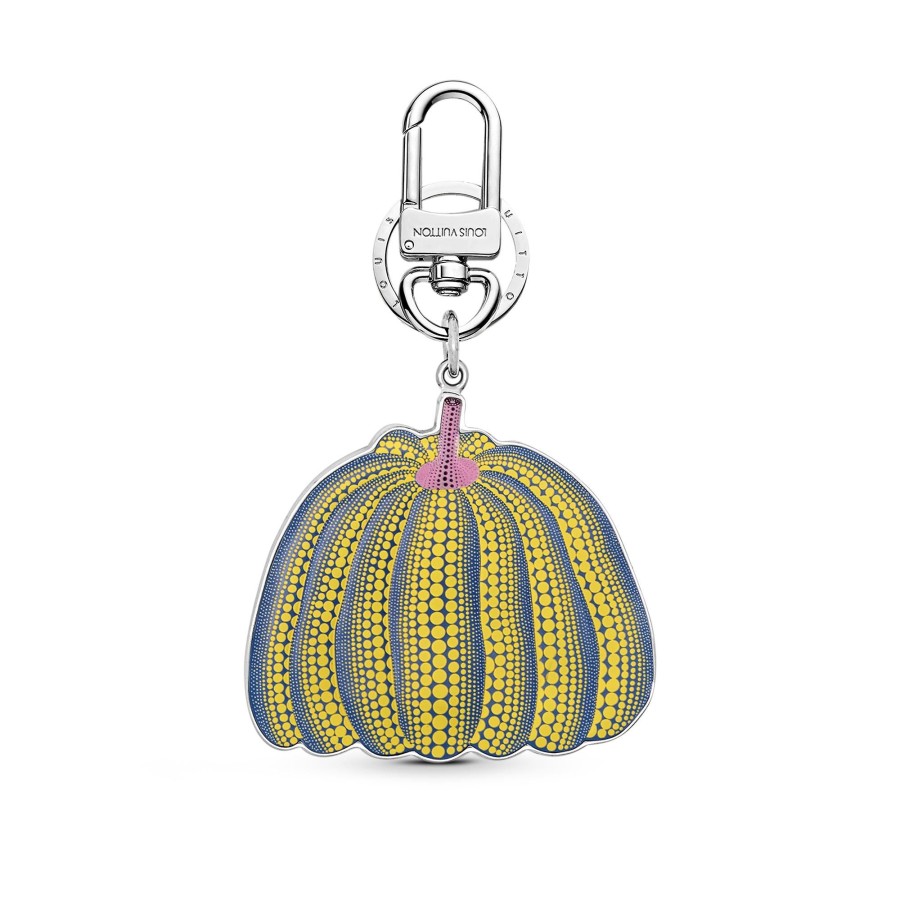 Men Louis Vuitton Key Holders And Bag Charms | Lv X Yk Pumpkin Key Holder & Bag Charm