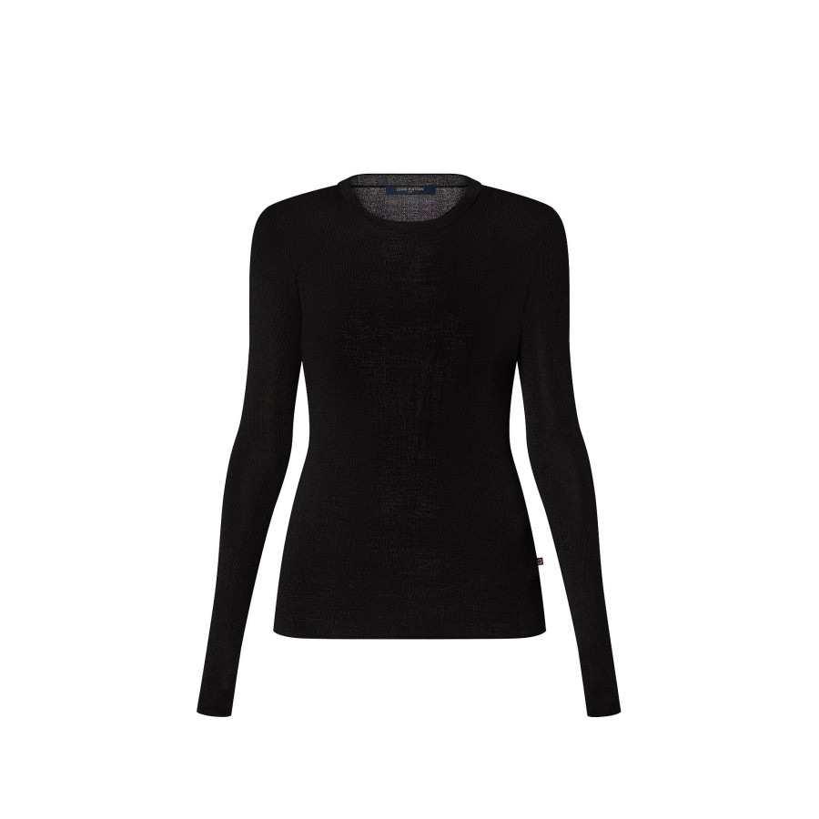 Women Louis Vuitton Knitwear | Cashmere-Silk Pullover