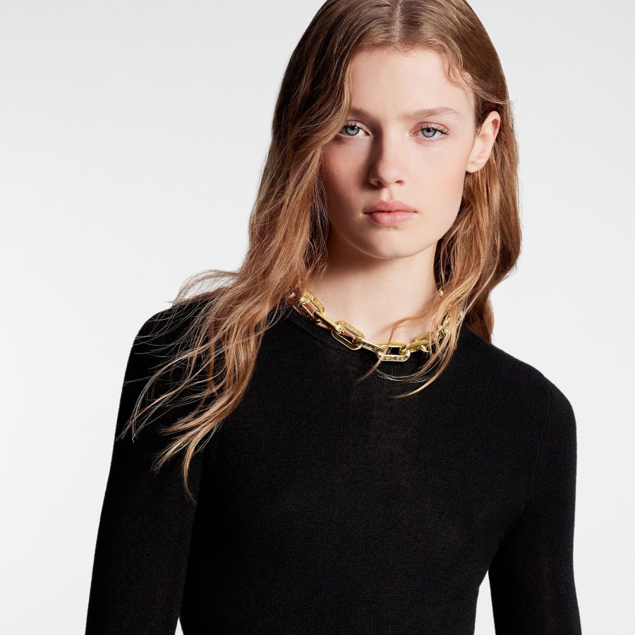 Women Louis Vuitton Knitwear | Cashmere-Silk Pullover