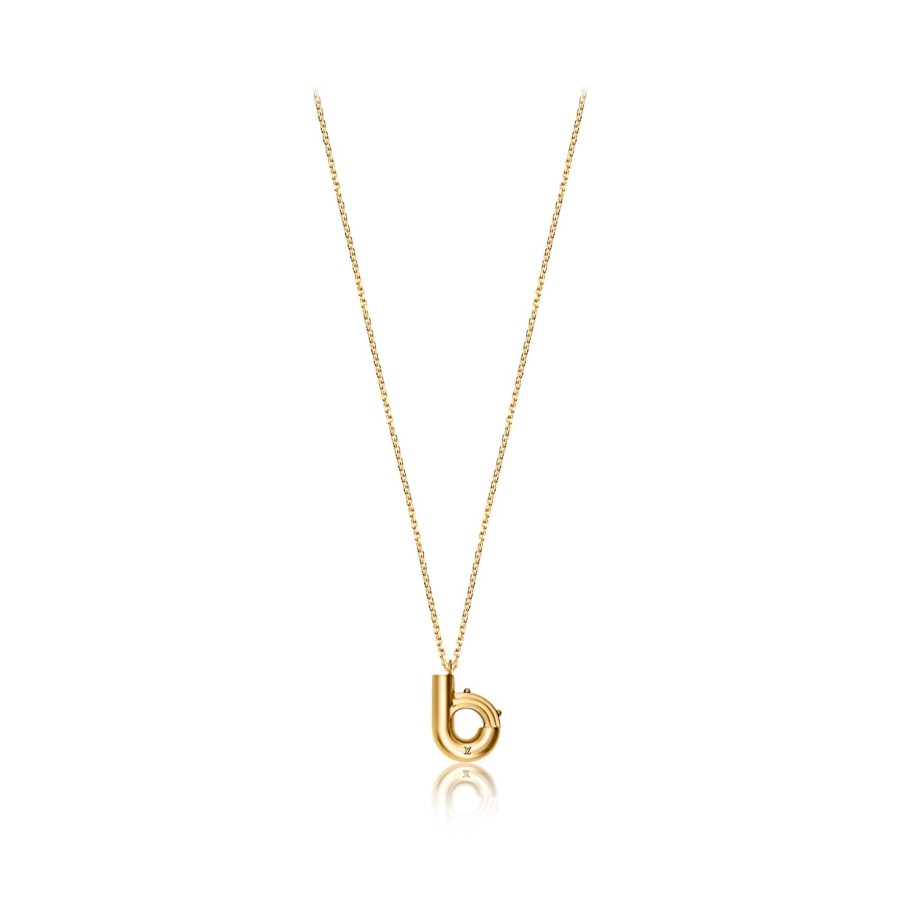 Women Louis Vuitton Necklaces And Pendants | Lv & Me Necklace, Letter B