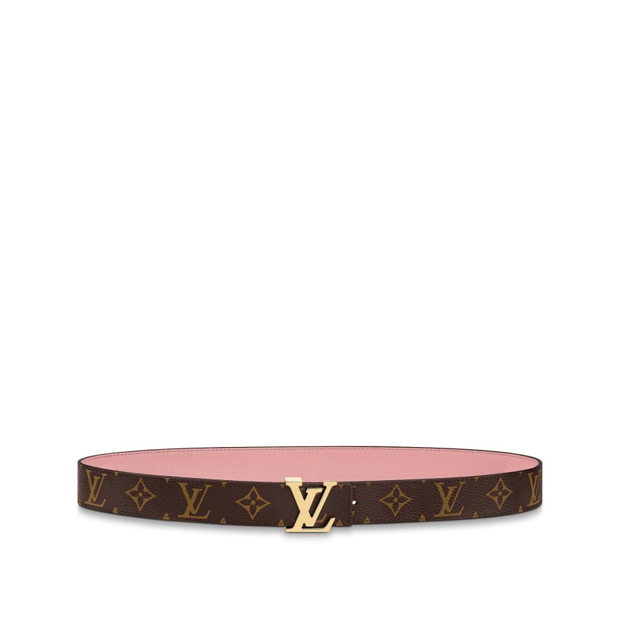 Women Louis Vuitton Belts | Lv Initiales 30Mm Reversible Belt Rose Poudre