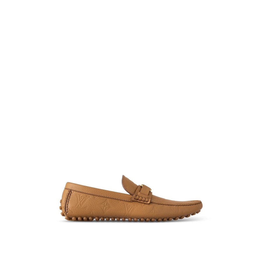 Men Louis Vuitton Loafers And Moccasins | Hockenheim Moccasin Beige