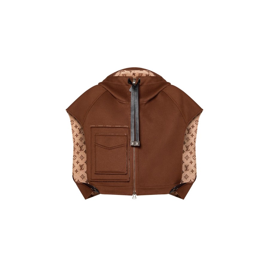 Women Louis Vuitton Coats And Jackets | Double Face Open-Arm Jacket