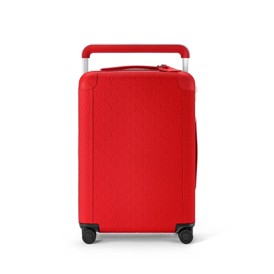 Men Louis Vuitton Rolling Luggage | Horizon 55 Red