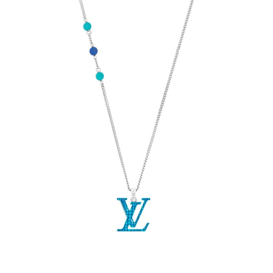 Men Louis Vuitton Necklaces And Pendants | Lv X Yk Lv Pumpkin Pendant