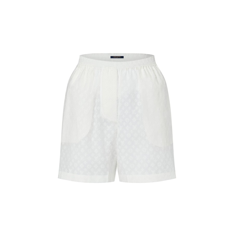 Women Louis Vuitton Skirts And Shorts | Monogram Fil Coupe Pajama Shorts