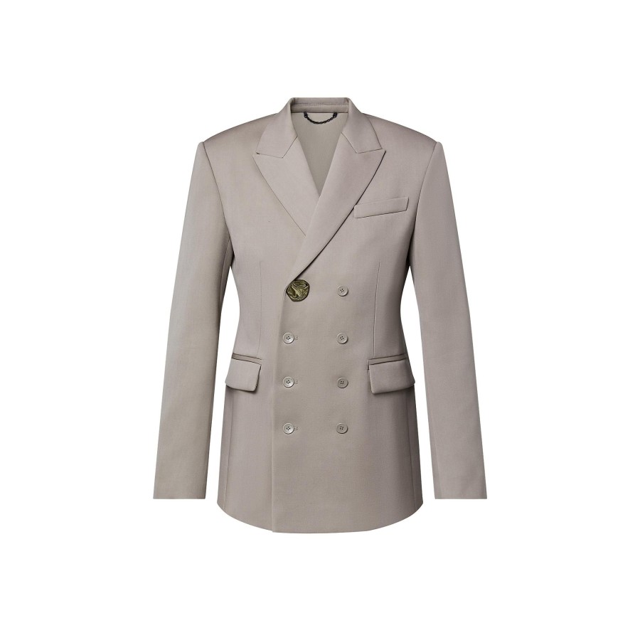 Men Louis Vuitton Blazers And Jackets | Double-Breasted Fitted Jacket