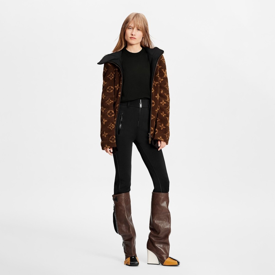 Women Louis Vuitton Coats And Jackets | Monogram Fleece Jacket