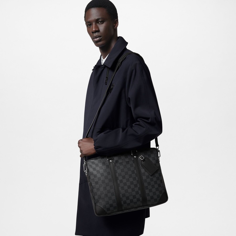 Men Louis Vuitton Business Bags | Porte-Documents Voyage Pm