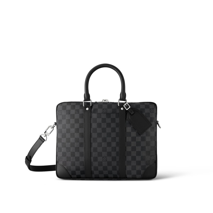 Men Louis Vuitton Business Bags | Porte-Documents Voyage Pm