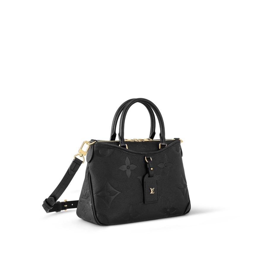 Women Louis Vuitton Leather Bags | Trianon Pm Black