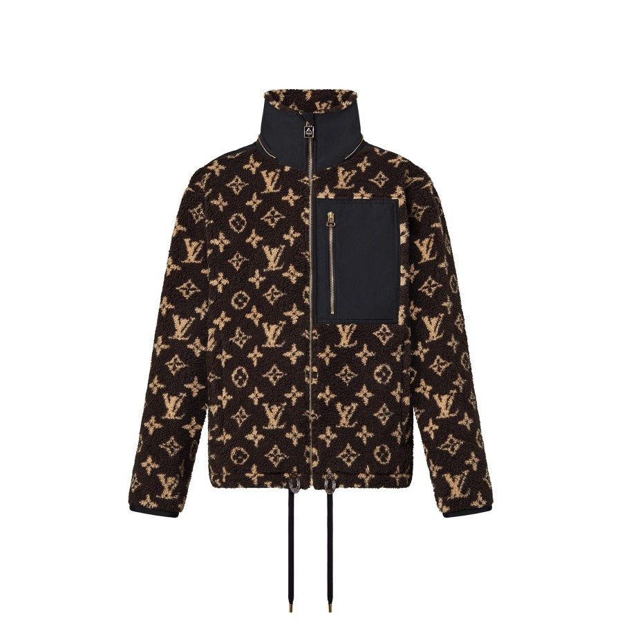 Women Louis Vuitton Coats And Jackets | Monogram Fleece Parka